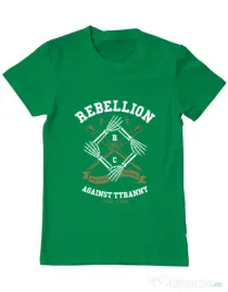 Tricou ADLER barbat Rebellion Verde mediu