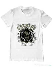 Tricou ADLER barbat Grenade Alb