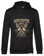 Hoodie barbat cu gluga Woodchopper Negru
