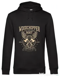Hoodie barbat cu gluga Woodchopper Negru