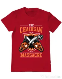 Tricou ADLER barbat The Chainsaw Massacre Rosu
