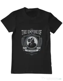 Tricou ADLER barbat The Empire of Darkside Negru