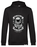Hoodie barbat cu gluga Space Rebellion Negru