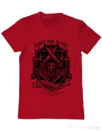 Tricou ADLER barbat Fight For Glory Rosu