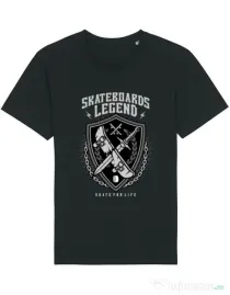 Tricou STANLEY STELLA barbat Skateboards Legend Negru