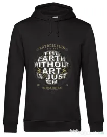 Hoodie barbat cu gluga The Earth Without Art Negru