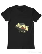 Tricou ADLER barbat Born To Cook Negru