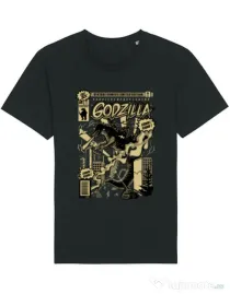 Tricou STANLEY STELLA barbat Godzilla Negru