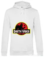 Hoodie barbat cu gluga Darth Vader Alb