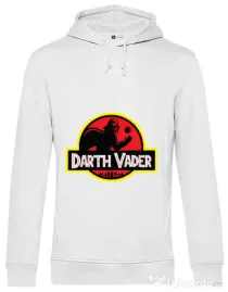 Hoodie barbat cu gluga Darth Vader Alb