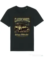 Tricou STANLEY STELLA barbat Classic Wheel Negru
