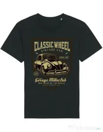 Tricou STANLEY STELLA barbat Classic Wheel Negru