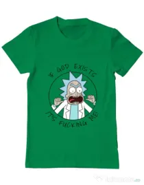 Tricou ADLER barbat God Verde mediu