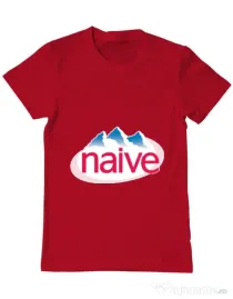 Tricou ADLER barbat Naive Rosu