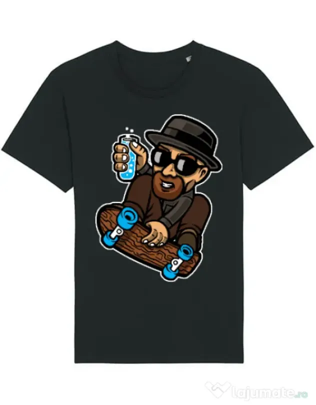 Tricou STANLEY STELLA barbat Chemical board Negru