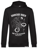 Hoodie barbat cu gluga Darkside rider Negru