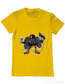 Tricou ADLER barbat Lets play Galben