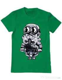 Tricou ADLER barbat Minion trooper Verde mediu