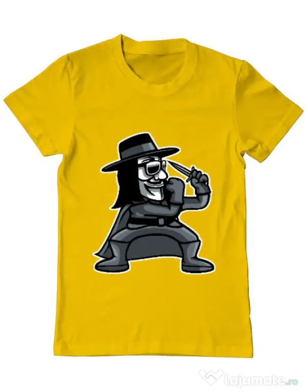 Tricou ADLER barbat Fighting Vendetta Galben