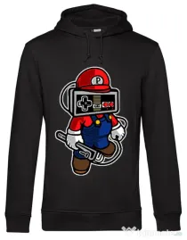 Hoodie barbat cu gluga Player head Negru
