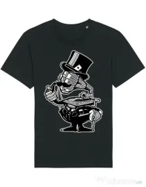 Tricou STANLEY STELLA barbat Gramophone head Negru