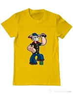 Tricou ADLER barbat Sailor Mass Murderer Galben