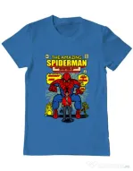 Tricou ADLER barbat The Amazing Spiderman Albastru azuriu