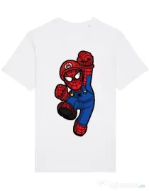 Tricou STANLEY STELLA barbat Spider Plumber Alb