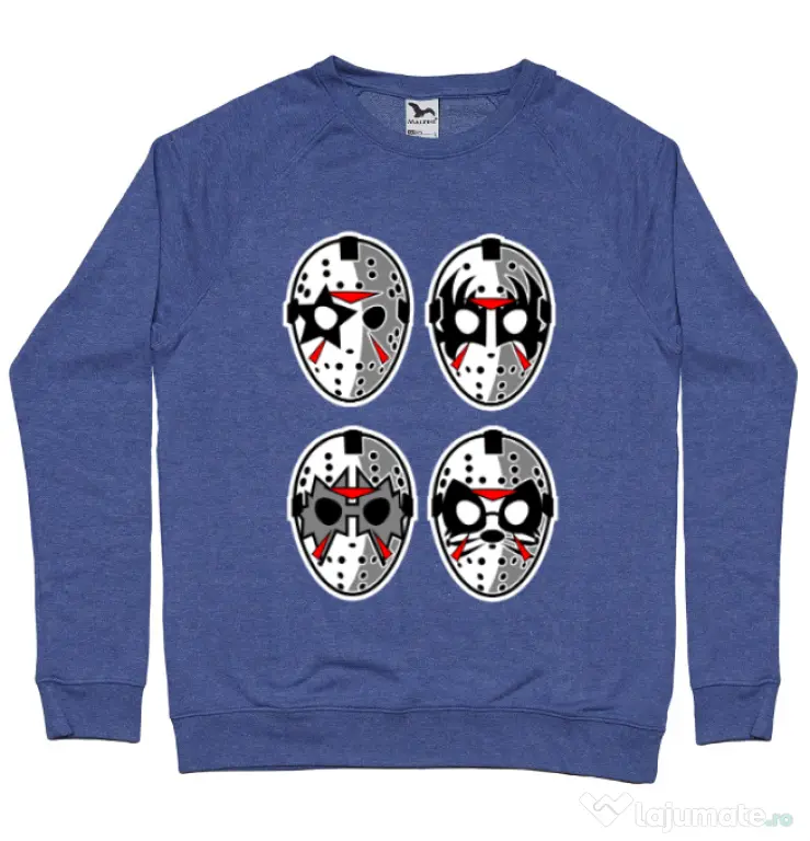 Bluza ADLER barbat Jason Rock Faces Albastru melanj