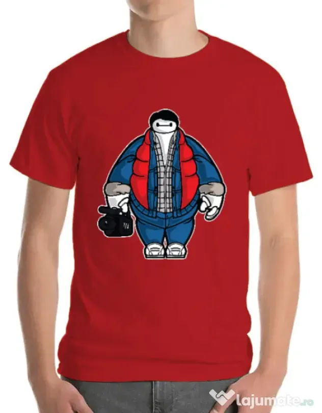 Tricou ADLER barbat Baymarty Rosu