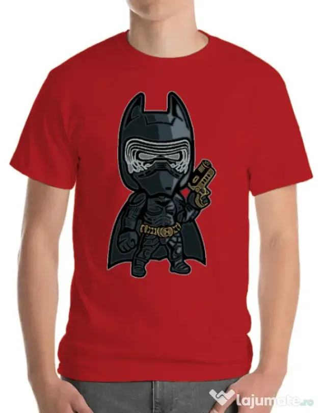Tricou ADLER barbat Darkest Night Rosu