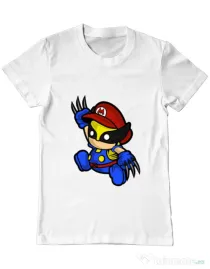 Tricou ADLER barbat Mario Wolverine Alb