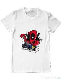 Tricou ADLER barbat Deadrace Alb