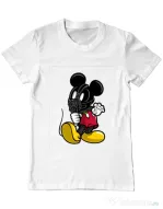 Tricou ADLER barbat Mickey Bane Alb