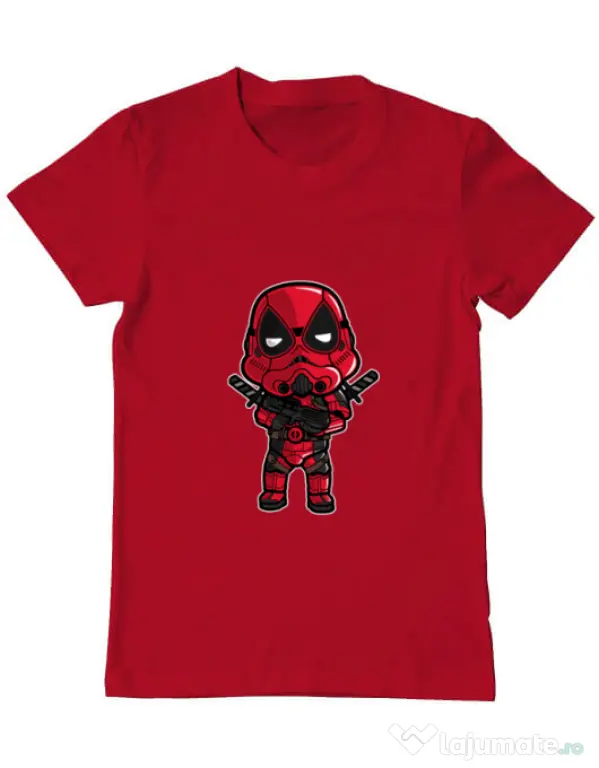 Tricou ADLER barbat Deadtrooper Rosu