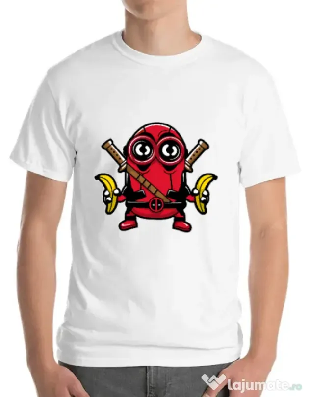 Tricou ADLER barbat Minionpool Alb