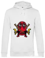 Hoodie barbat cu gluga Minionpool Alb