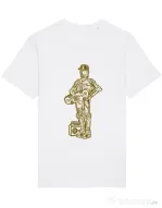 Tricou STANLEY STELLA barbat Street C3PO Alb