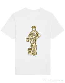 Tricou STANLEY STELLA barbat Street C3PO Alb