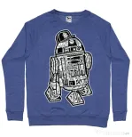 Bluza ADLER barbat Street R2D2 Albastru melanj