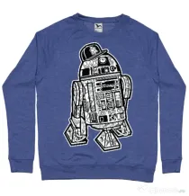 Bluza ADLER barbat Street R2D2 Albastru melanj