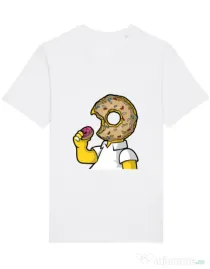 Tricou STANLEY STELLA barbat I Like Donut Alb