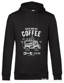 Hoodie barbat cu gluga Coffee Van Negru