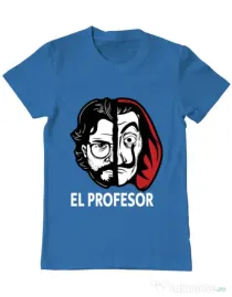 Tricou ADLER barbat El profesor Albastru azuriu