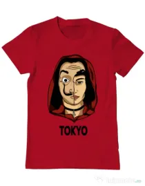 Tricou ADLER barbat Tokyo Rosu