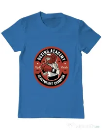 Tricou ADLER barbat Boxing Academy Albastru azuriu
