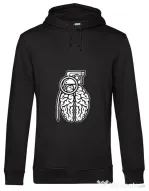 Hoodie barbat cu gluga Grenade Brain Negru