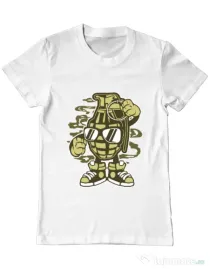 Tricou ADLER barbat Grenade Alb
