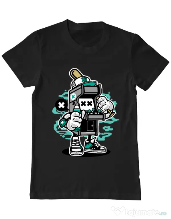 Tricou ADLER barbat Game On 2 Negru