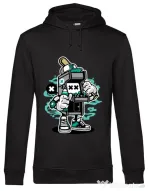 Hoodie barbat cu gluga Game On 2 Negru